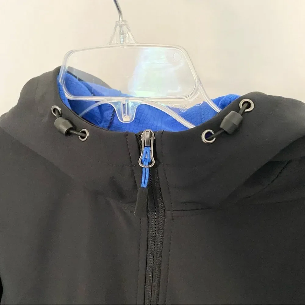 PGA Tour hooded black and blue jacket size S